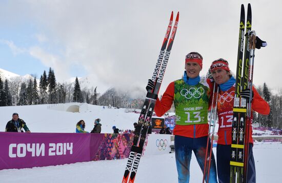 2014 Winter Olympics. Cross-country skiing. Men. Team sprint