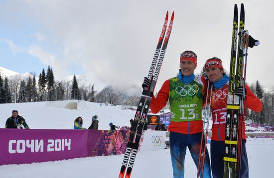 2014 Winter Olympics. Cross-country skiing. Men. Team sprint