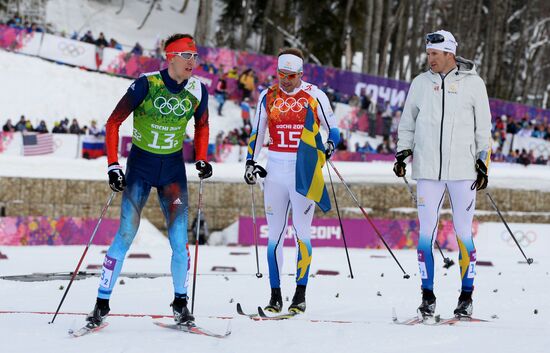 2014 Winter Olympics. Cross-country skiing. Men. Team sprint