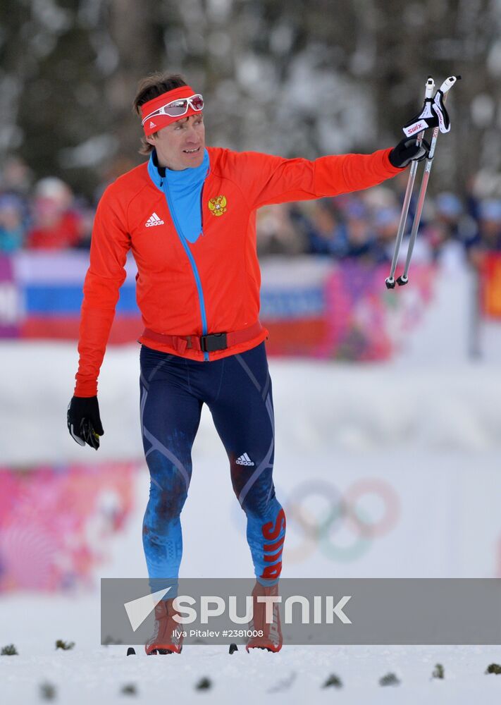 2014 Winter Olympics. Cross-country skiing. Men. Team sprint