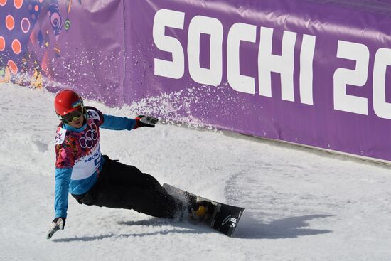 2014 Winter Olympics. Snowboarding. Men. Parallel giant slalom