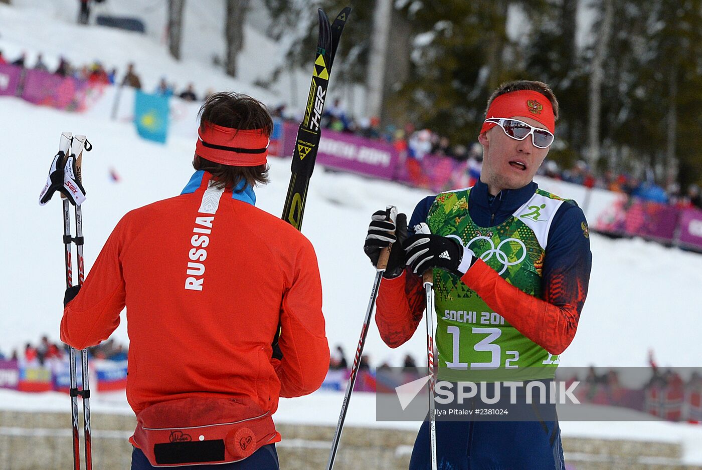 2014 Winter Olympics. Cross-country skiing. Men. Team sprint