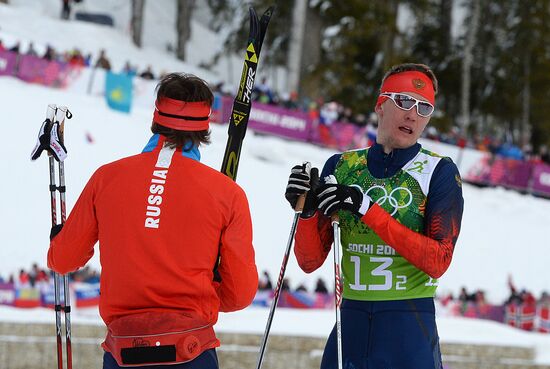 2014 Winter Olympics. Cross-country skiing. Men. Team sprint