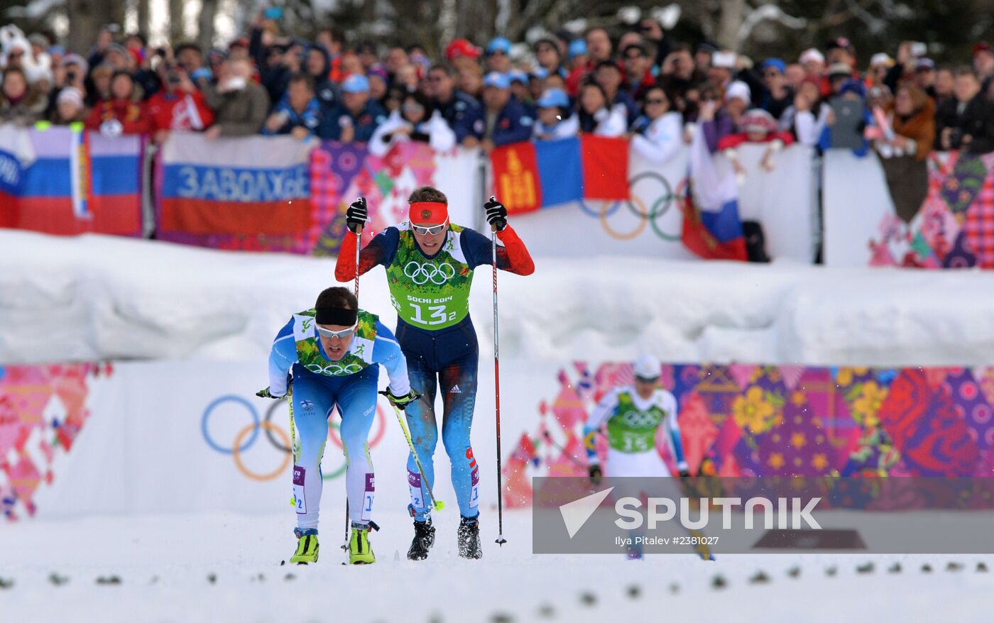2014 Winter Olympics. Cross-country skiing. Men. Team sprint