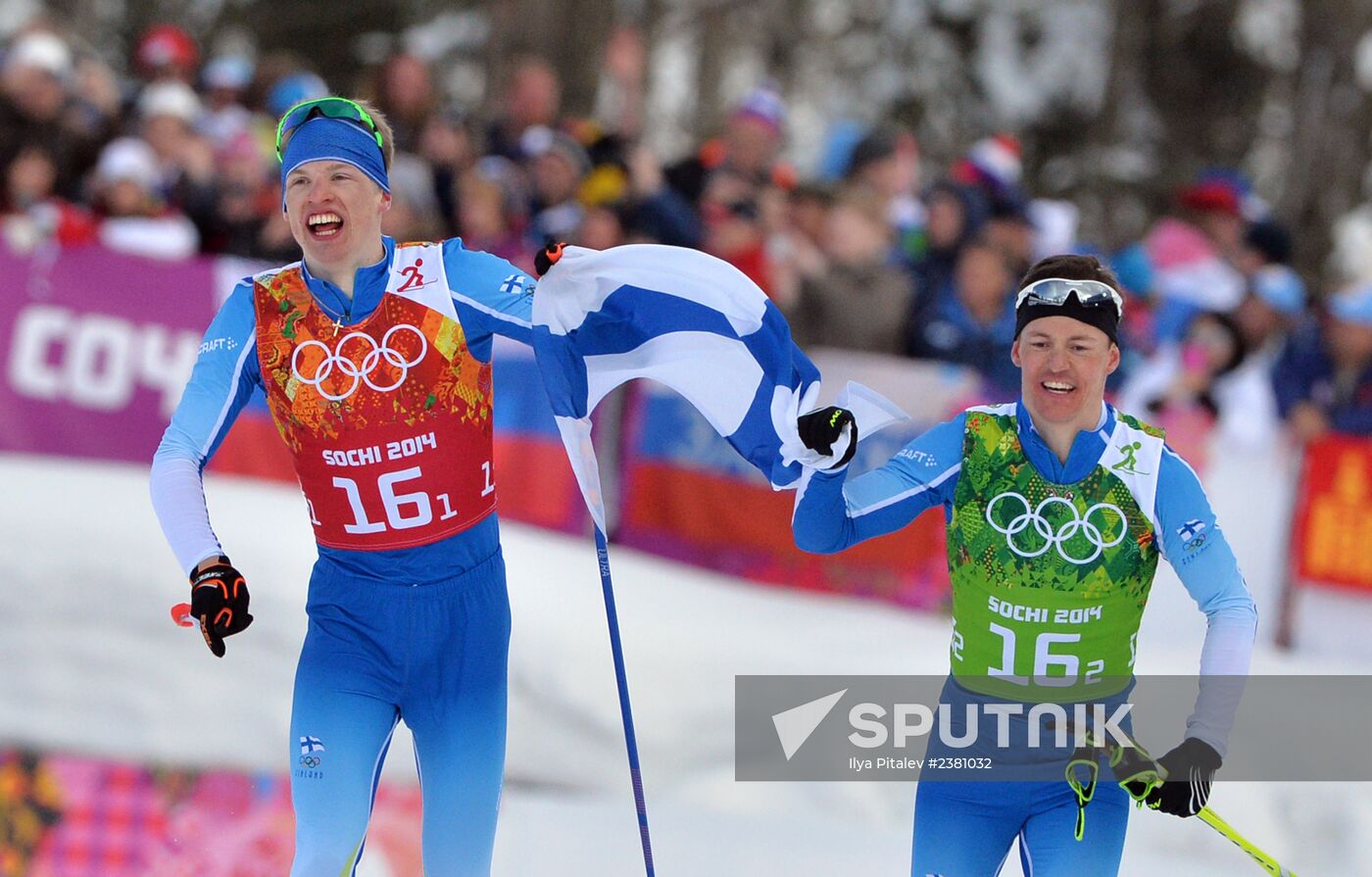 2014 Winter Olympics. Cross-country skiing. Men. Team sprint