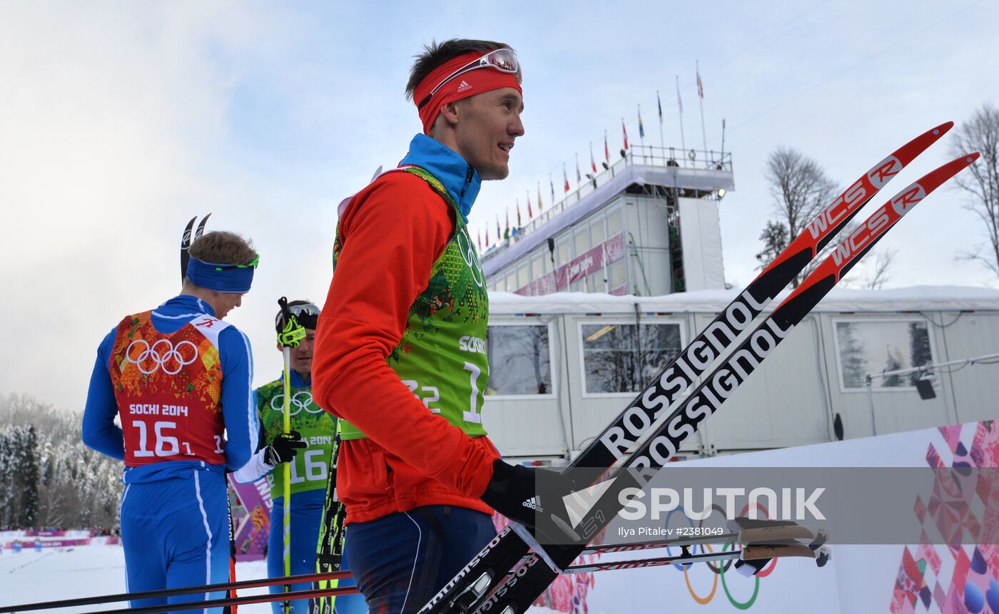 2014 Winter Olympics. Cross-country skiing. Men. Team sprint