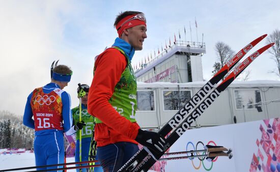 2014 Winter Olympics. Cross-country skiing. Men. Team sprint