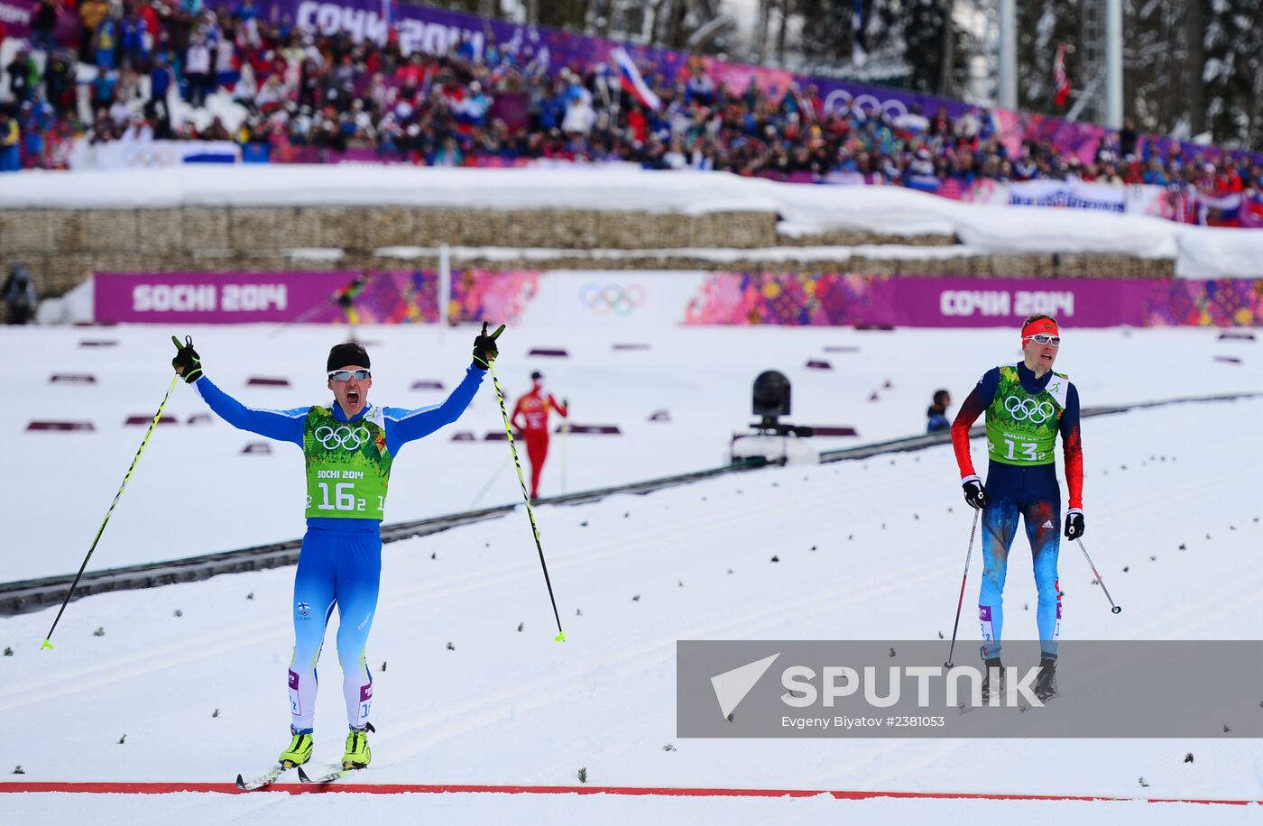 2014 Winter Olympics. Cross-country skiing. Men. Team sprint