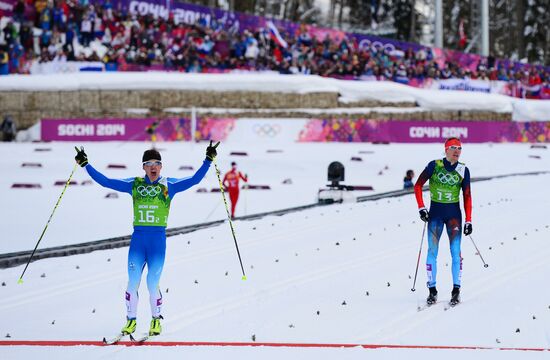 2014 Winter Olympics. Cross-country skiing. Men. Team sprint