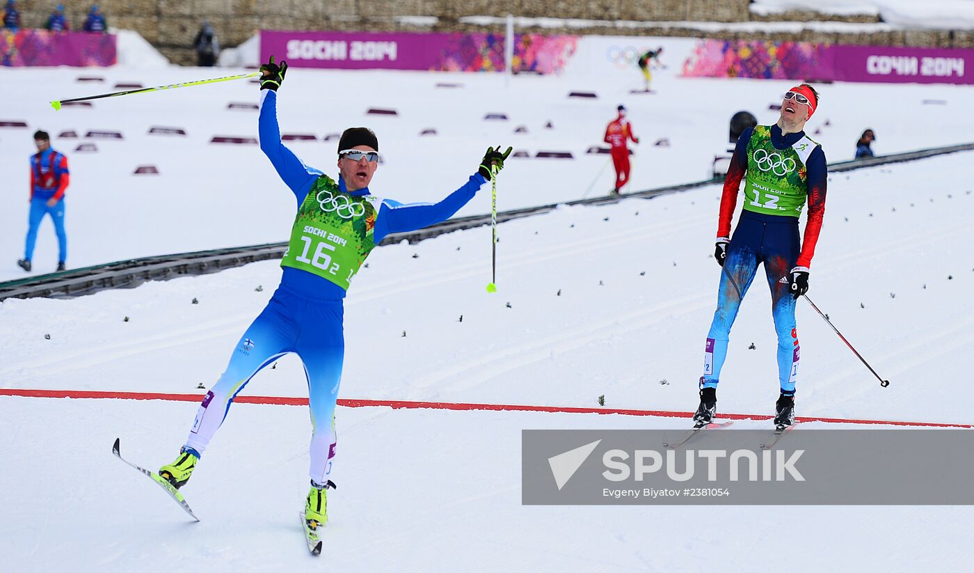 2014 Winter Olympics. Cross-country skiing. Men. Team sprint