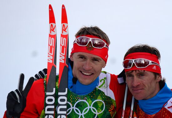 2014 Winter Olympics. Cross-country skiing. Men. Team sprint