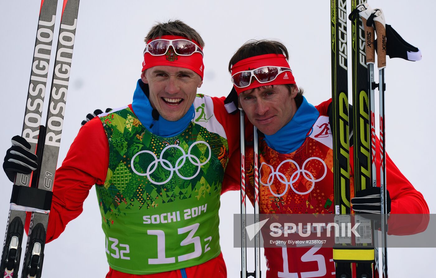 2014 Winter Olympics. Cross-country skiing. Men. Team sprint