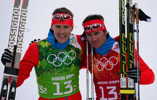 2014 Winter Olympics. Cross-country skiing. Men. Team sprint