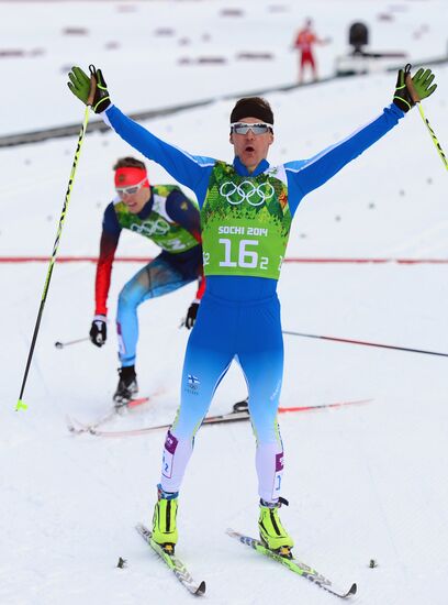 2014 Winter Olympics. Cross-country skiing. Men. Team sprint