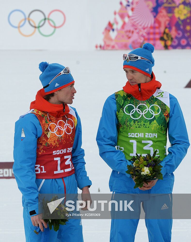 2014 Winter Olympics. Cross-country skiing. Men. Team sprint