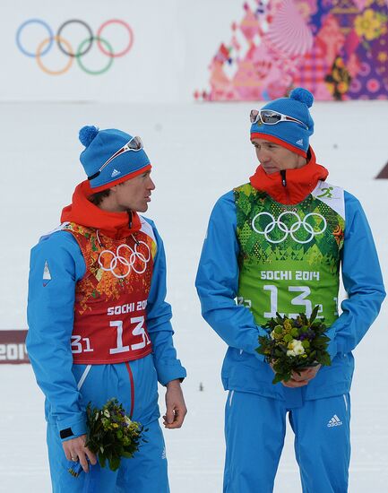 2014 Winter Olympics. Cross-country skiing. Men. Team sprint