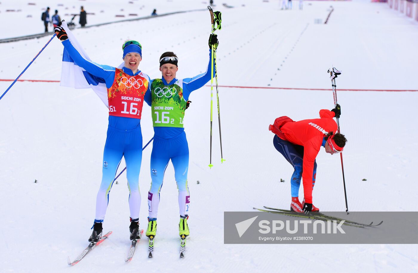 2014 Winter Olympics. Cross-country skiing. Men. Team sprint