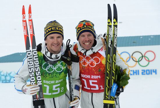 2014 Winter Olympics. Cross-country skiing. Men. Team sprint