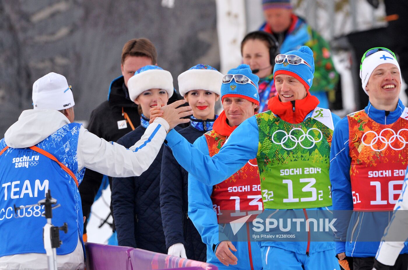 2014 Winter Olympics. Cross-country skiing. Men. Team sprint