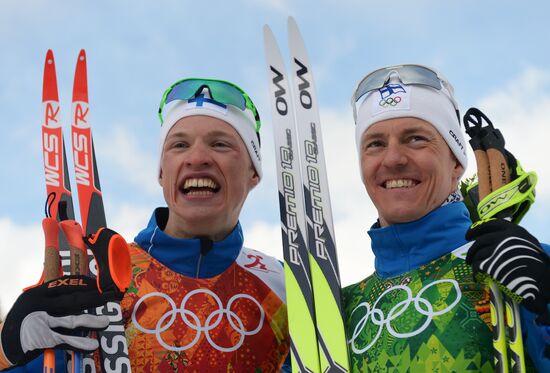 2014 Winter Olympics. Cross-country skiing. Men. Team sprint