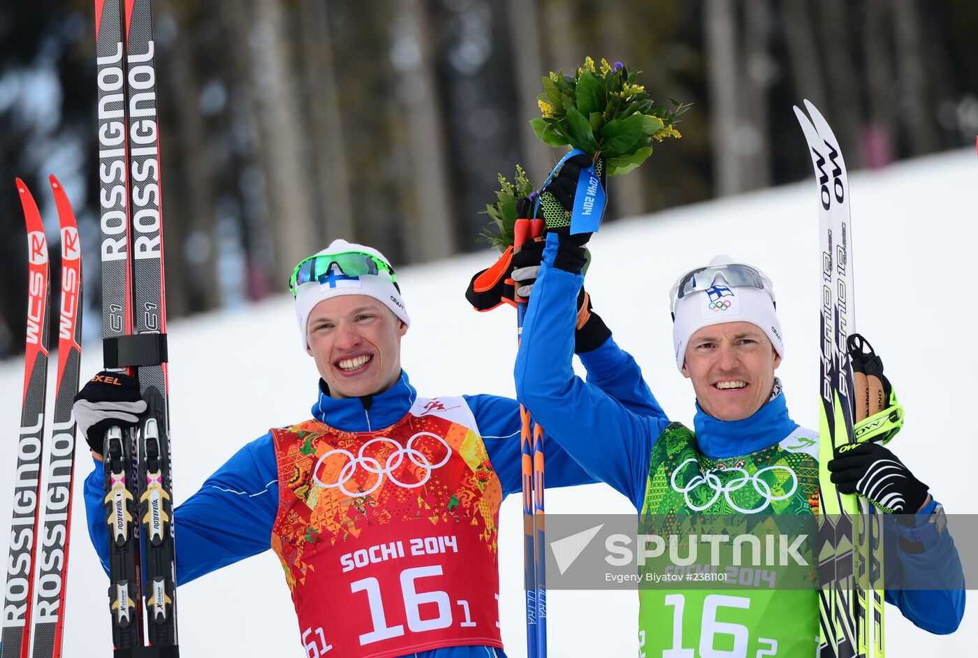 2014 Winter Olympics. Cross-country skiing. Men. Team sprint