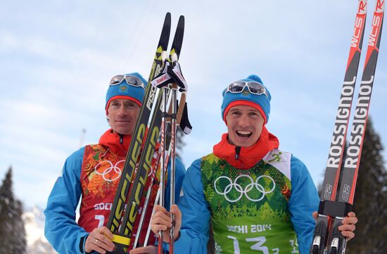 2014 Winter Olympics. Cross-country skiing. Men. Team sprint