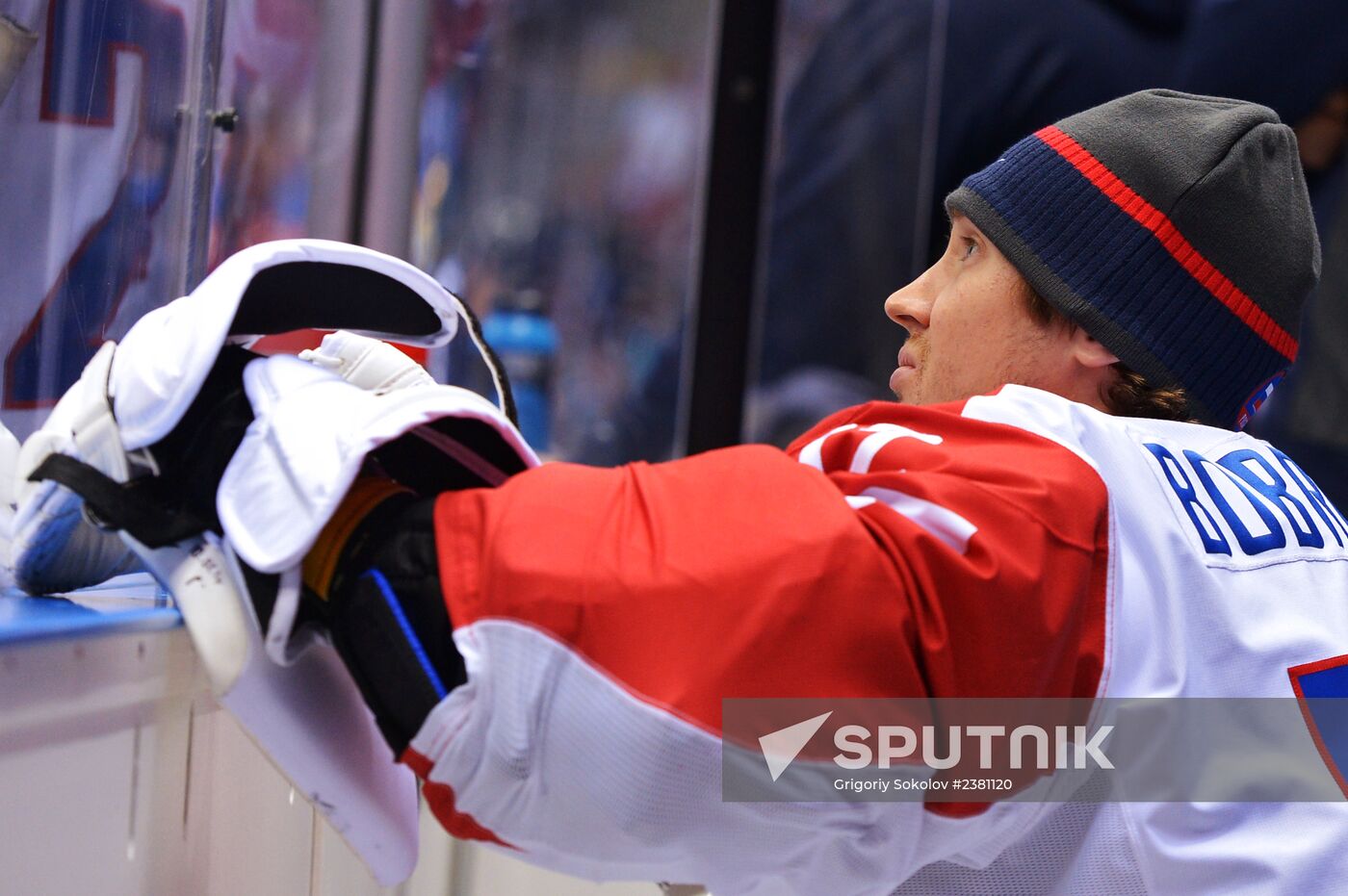 2014 Winter Olympics. Ice hockey. Men. Finland vs. Russia