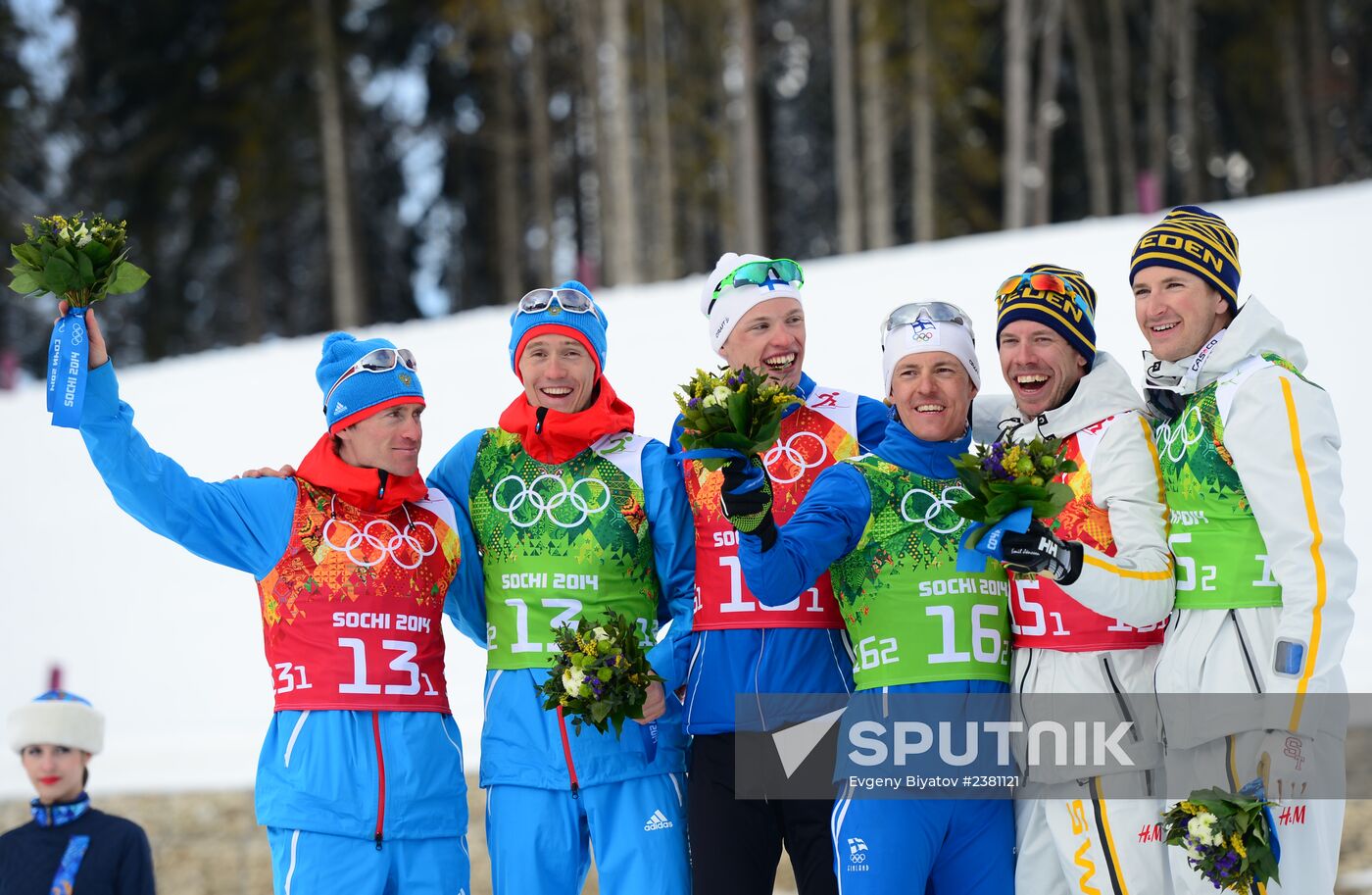 2014 Winter Olympics. Cross-country skiing. Men. Team sprint