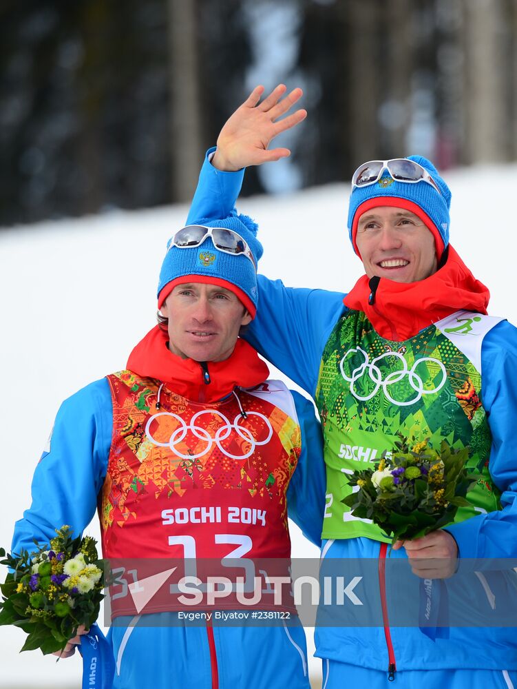 2014 Winter Olympics. Cross-country skiing. Men. Team sprint