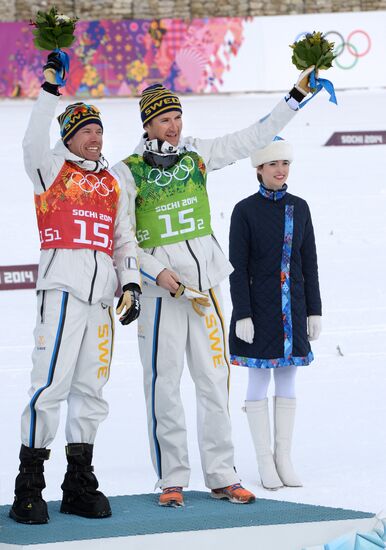 2014 Winter Olympics. Cross-country skiing. Men. Team sprint