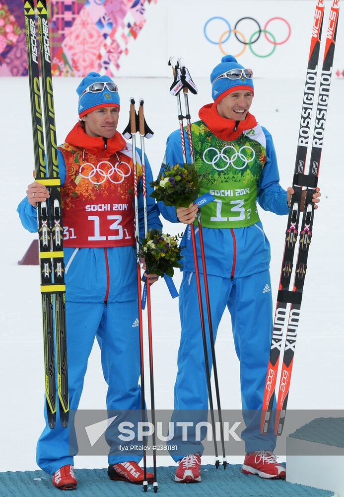 2014 Winter Olympics. Cross-country skiing. Men. Team sprint