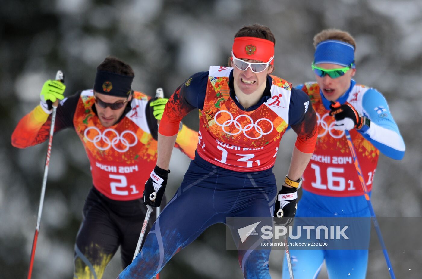 2014 Winter Olympics. Cross-country skiing. Men. Team sprint