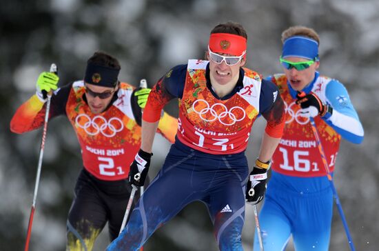 2014 Winter Olympics. Cross-country skiing. Men. Team sprint