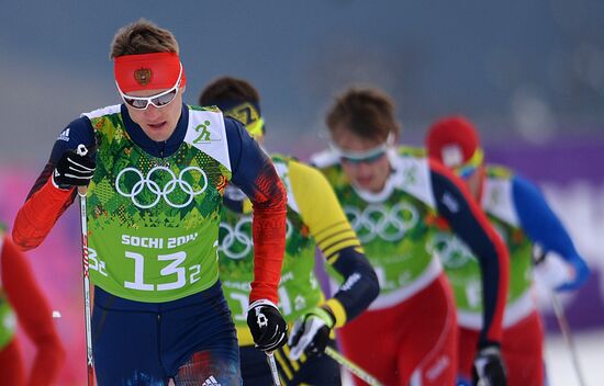 2014 Winter Olympics. Cross-country skiing. Men. Team sprint
