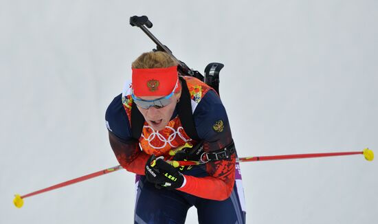 2014 Winter Olympics. Biathlon. Mixed relay