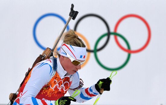 2014 Winter Olympics. Biathlon. Mixed relay
