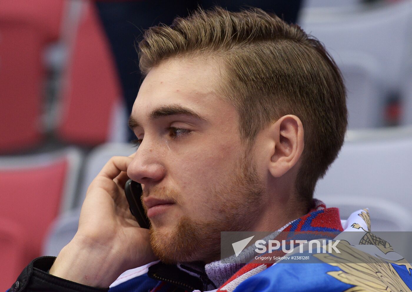 2014 Winter Olympics. Ice hockey. Men. Finland vs. Russia