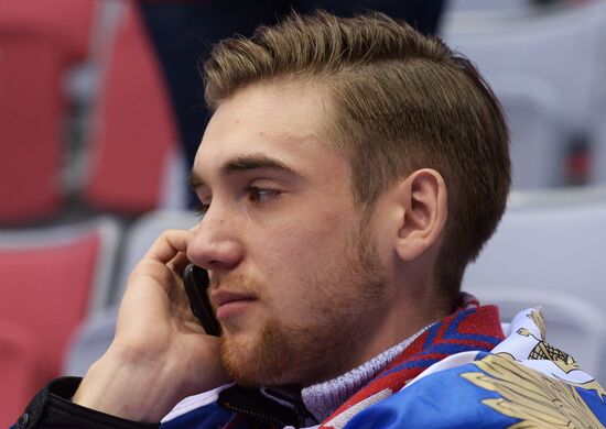 2014 Winter Olympics. Ice hockey. Men. Finland vs. Russia