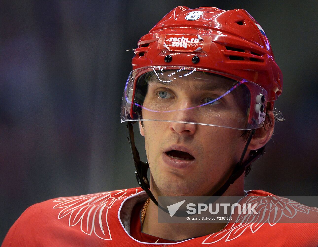 2014 Winter Olympics. Ice hockey. Men. Finland vs. Russia