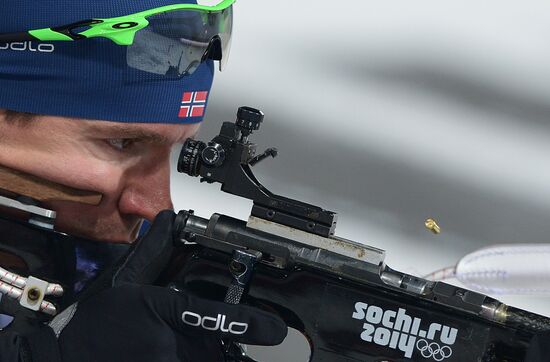 2014 Winter Olympics. Biathlon. Mixed relay