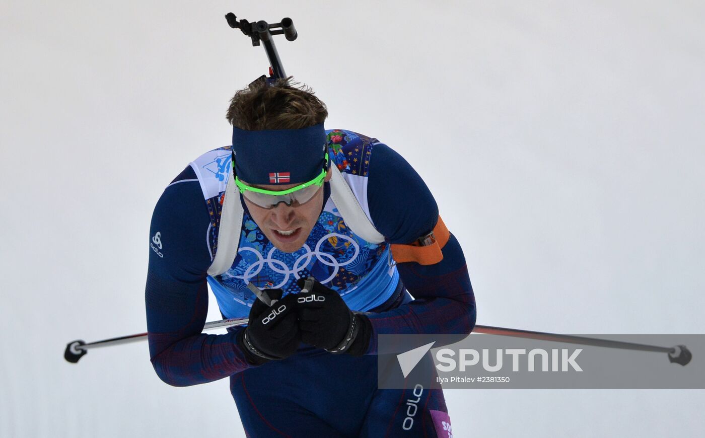 2014 Winter Olympics. Biathlon. Mixed relay