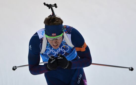 2014 Winter Olympics. Biathlon. Mixed relay