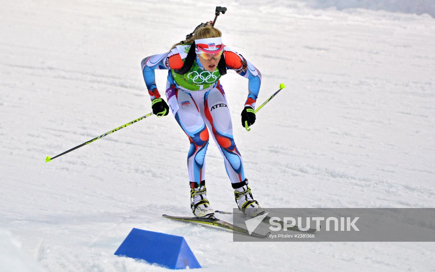 2014 Winter Olympics. Biathlon. Mixed relay