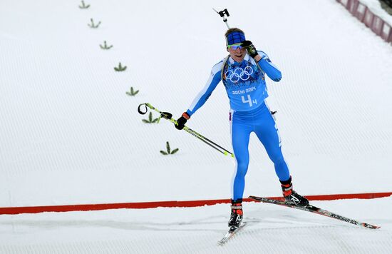 2014 Winter Olympics. Biathlon. Mixed relay