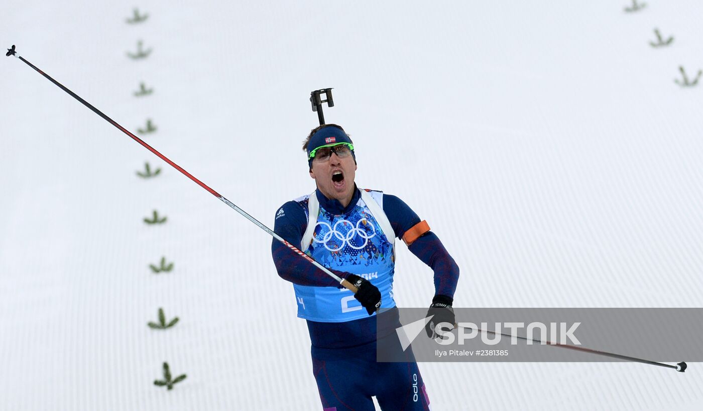 2014 Winter Olympics. Biathlon. Mixed relay