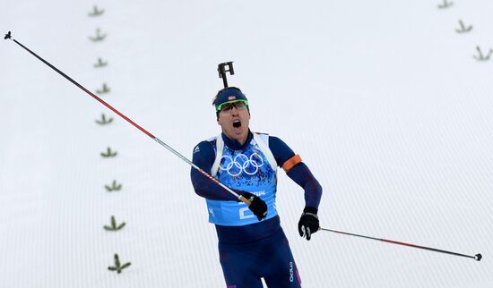 2014 Winter Olympics. Biathlon. Mixed relay