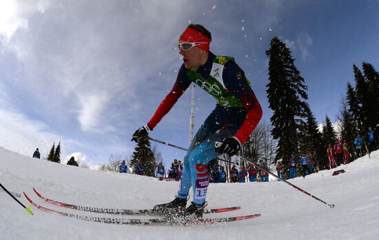 2014 Winter Olympics. Cross-country skiing. Men. Team sprint