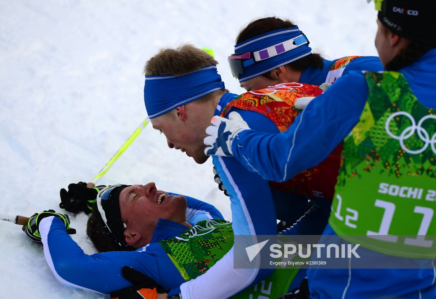 2014 Winter Olympics. Cross-country skiing. Men. Team sprint