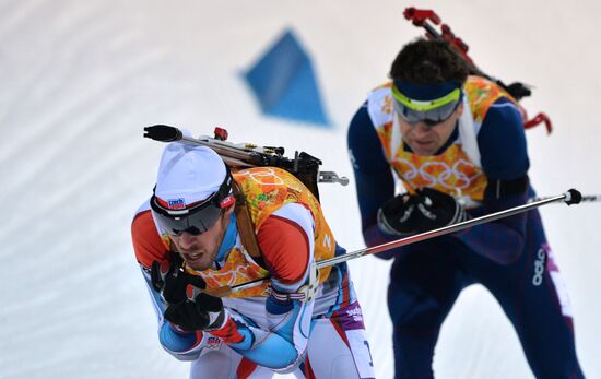 2014 Winter Olympics. Biathlon. Mixed relay