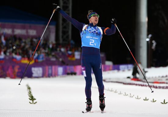 2014 Winter Olympics. Biathlon. Mixed relay